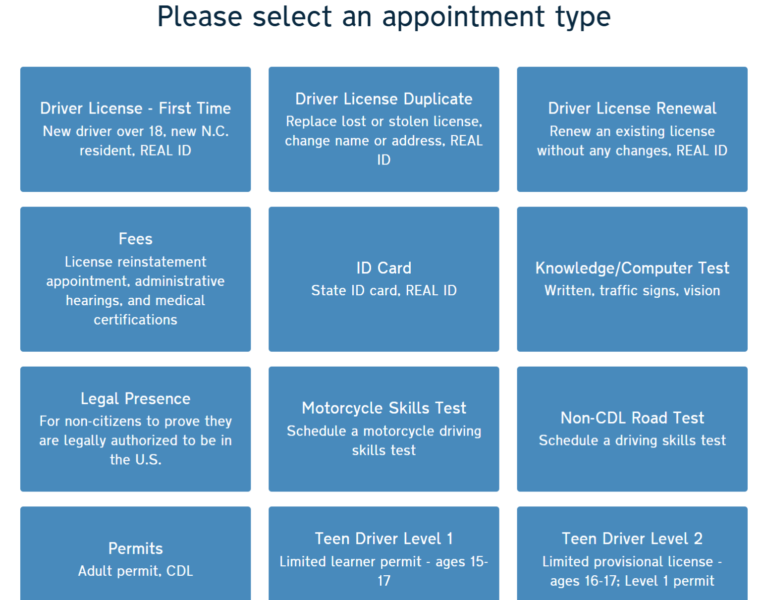 How To Schedule North Carolina Dmv Appointment A Step By Step Guide