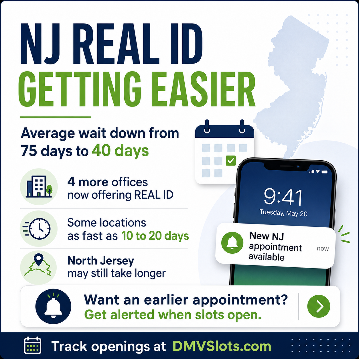 How to Get a NJ REAL ID Appointment Fast in 2026