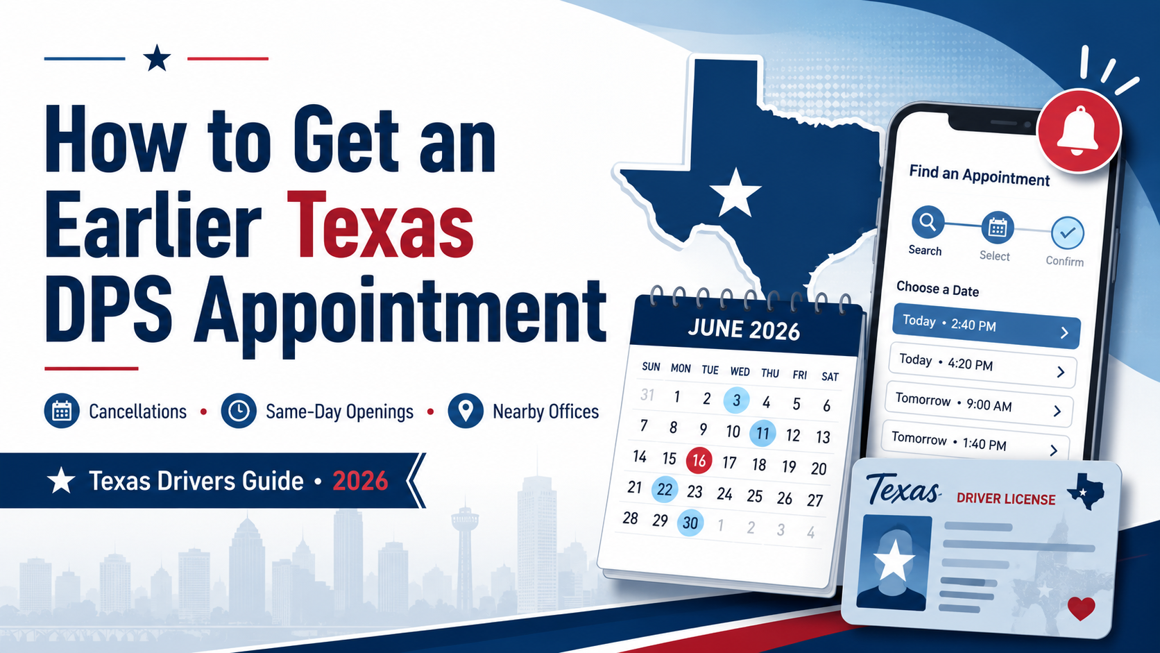 How to Get an Earlier Texas DPS Appointment in 2026